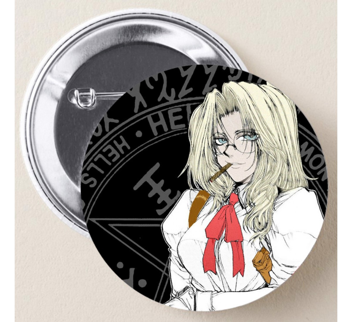 Значок Интегра Хеллсинг. Аниме Hellsing №3 — купить по цене 50.0000 сдоставкой по России