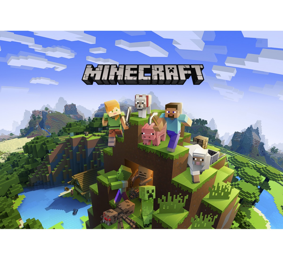 Плакат по Игре Minecraft №17 44617 купить в аниме магазине | Animehappy.ru