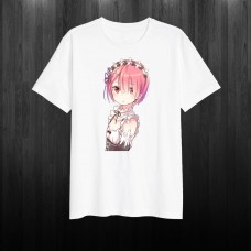 Футболка Рам. Аниме Re: Zero №1