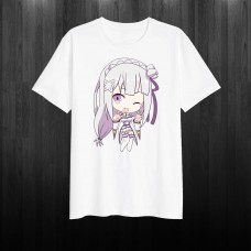 Футболка Эмилия. Аниме Re: Zero №9