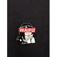 Деревянный значок Waifu