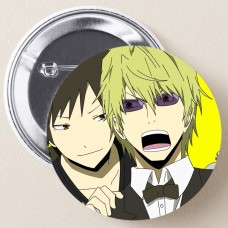 Значок Идзая и Сидзуо. Аниме Durarara!! №1