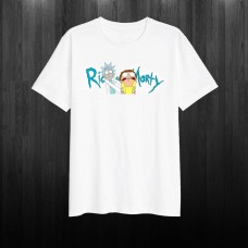 Белая футболка по мультсериалу Рик и Морти №2