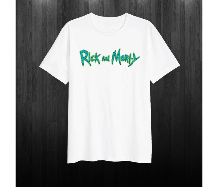 Белая футболка по мультсериалу Рик и Морти №4 