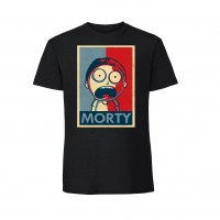 Черная футболка Морти. Мультсериал Рик и Морти №3