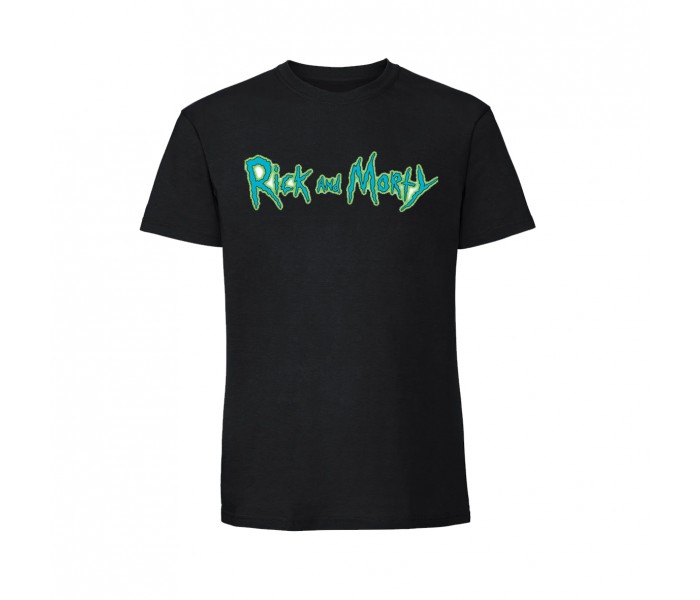 Черная футболка по Мультсериалу Рик и Морти №6 
