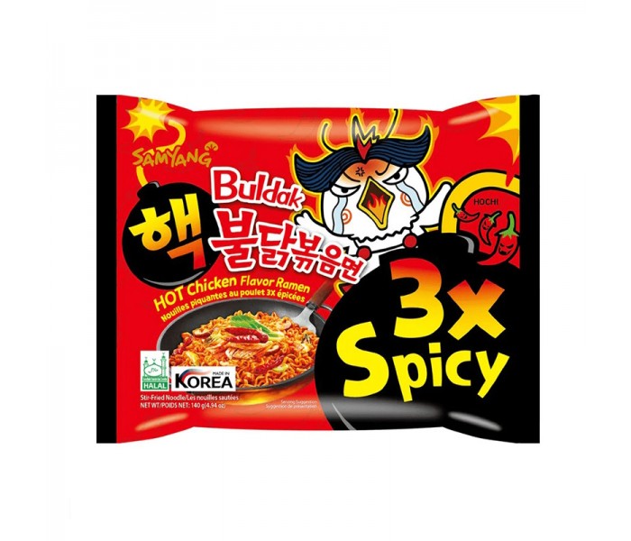 Лапша Buldak 3 X Spicy Hot Chicken Flavor Ramen