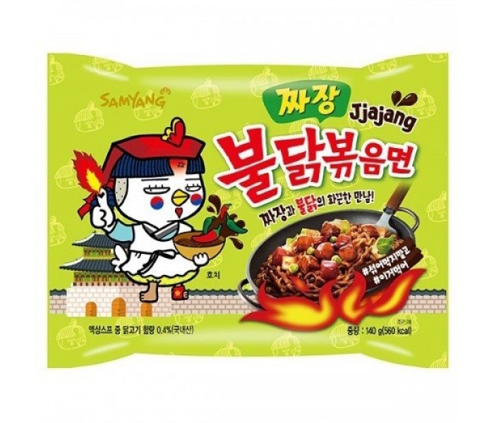 Лапша Buldak Hot Chicken Flavor Ramen Jjajang