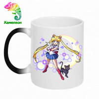Кружка-хамелеон Sailor Moon. Аниме Sailor moon №2