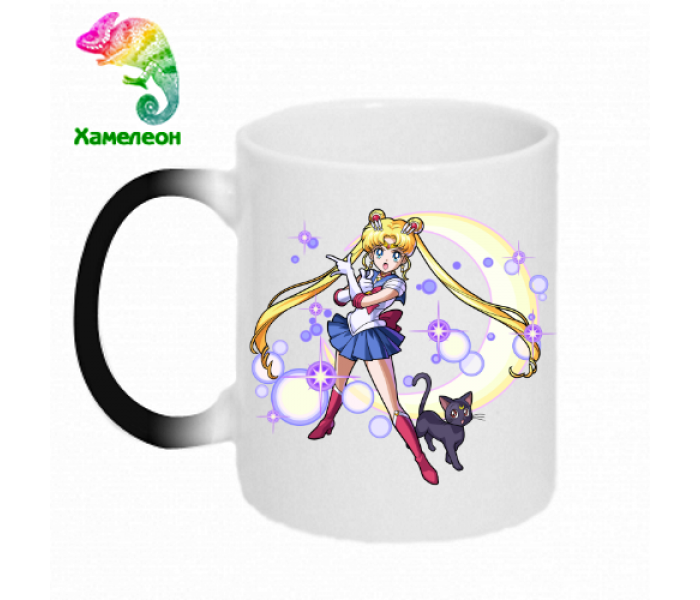 Кружка-хамелеон Sailor Moon. Аниме Sailor moon №2 